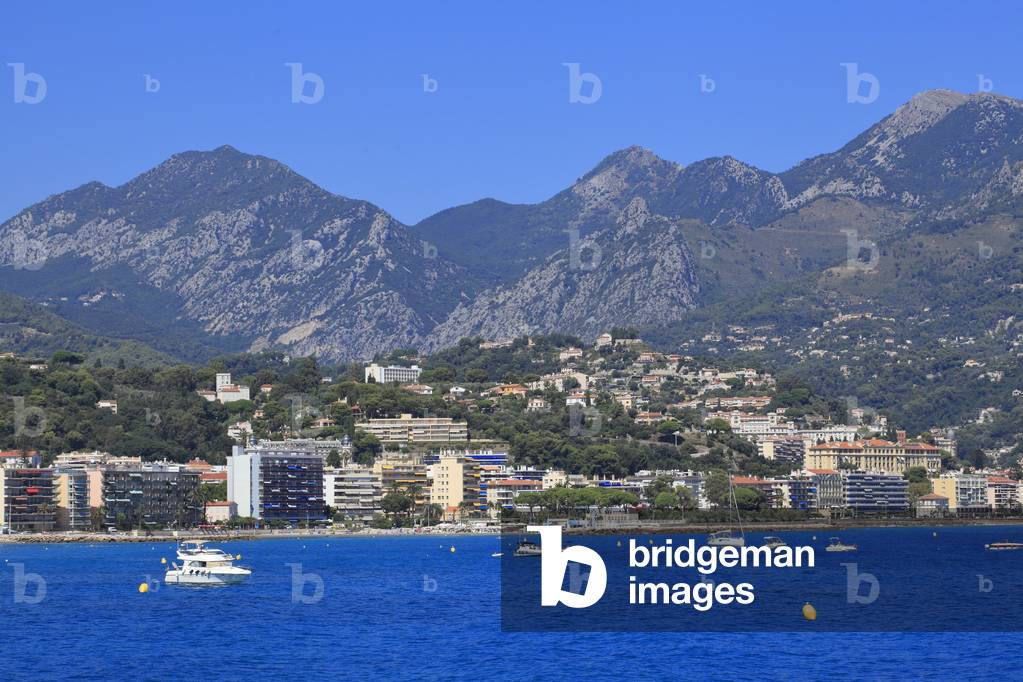 General view of Menton, French riviera (photo)