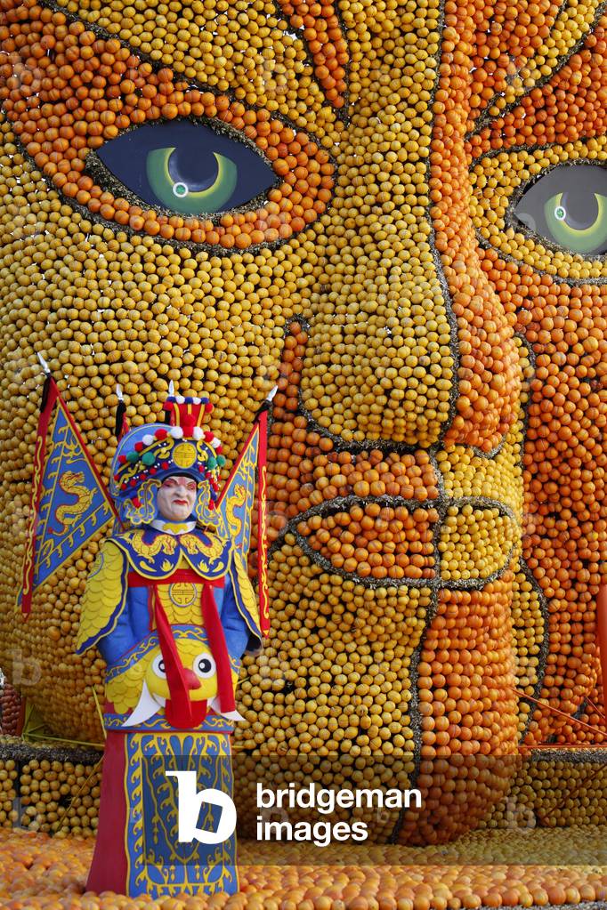 Exhibition at The Lemon fair in Menton. French riviera, France.