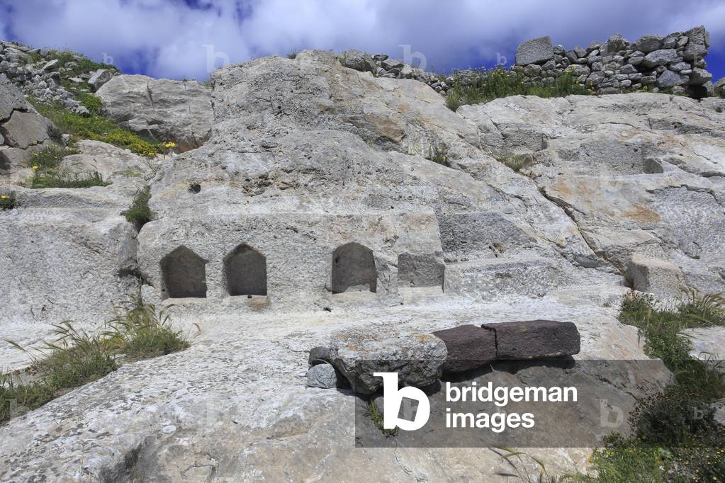 Santuary of egyptian gods in Ancient Thera ( 3 rd century BC).