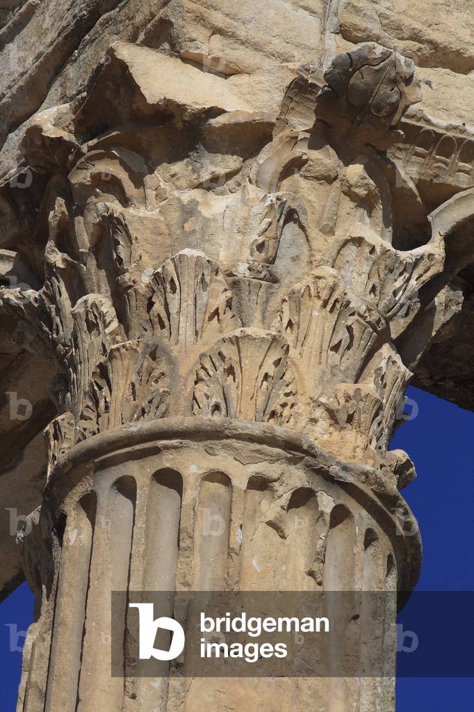 Corinthian-type capitals/Dougga/Tunisia/UNESCO Site