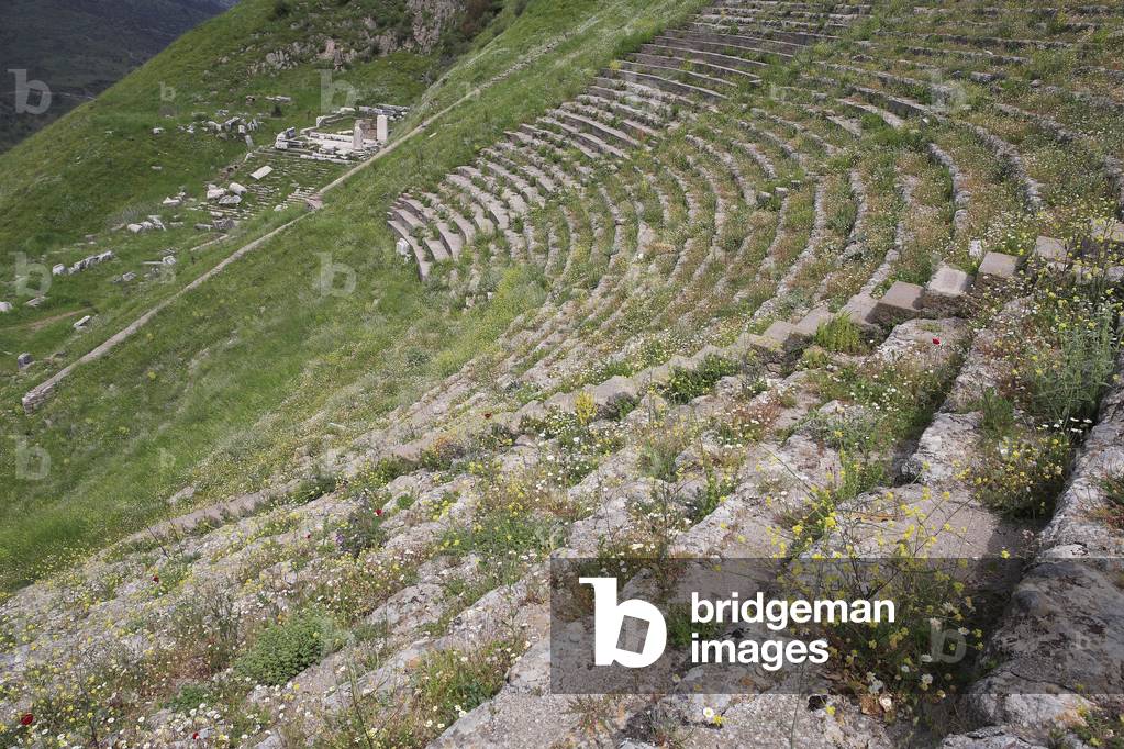 Acropolis Theatre/Greek Structure Theatre/Pergamo Acropolis/Turkey