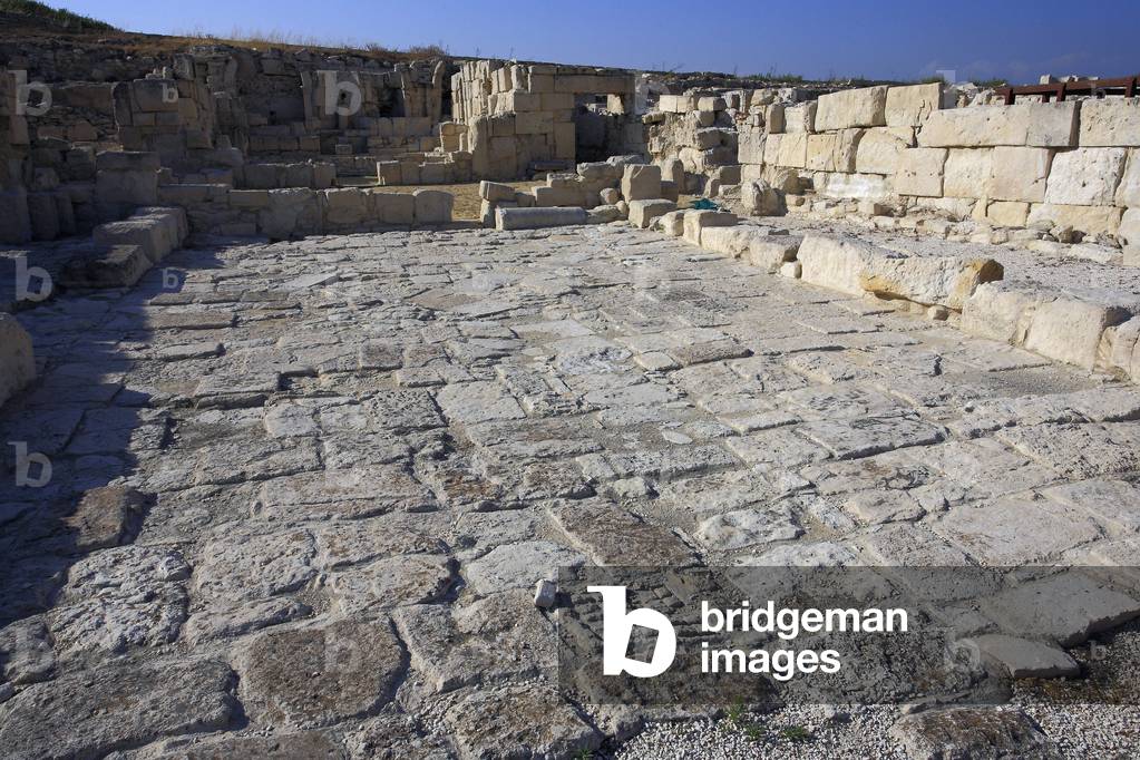 Roman Nymphaeum 1st century AD Kourion (Curium), Greco-Roman and Christian archological site Cyprus
