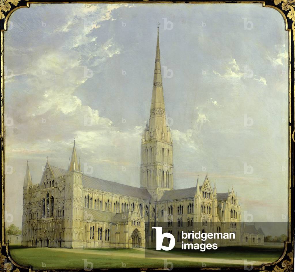 Salisbury Cathedral (oil)