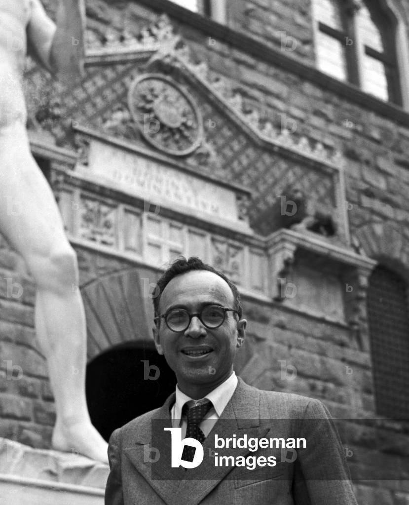 Mayor Giorgio La Pira, 1952 (b/w photo)