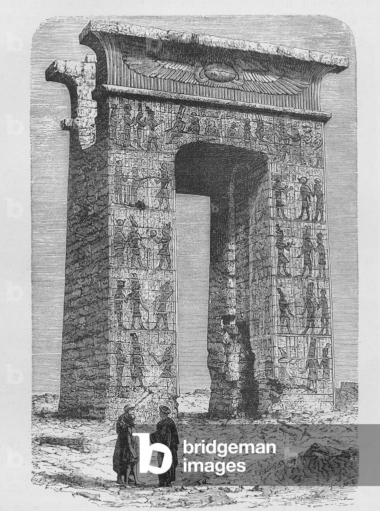 Propylon at Karnak (engraving)