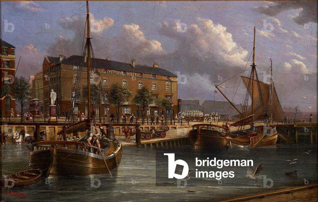 Vittoria Hotel, The Pier, 1931 (oil on panel)