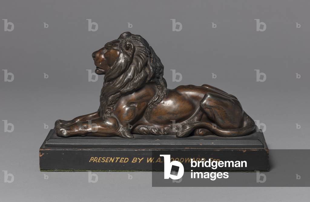 Lion, 1875-99 (bronzed pweter)