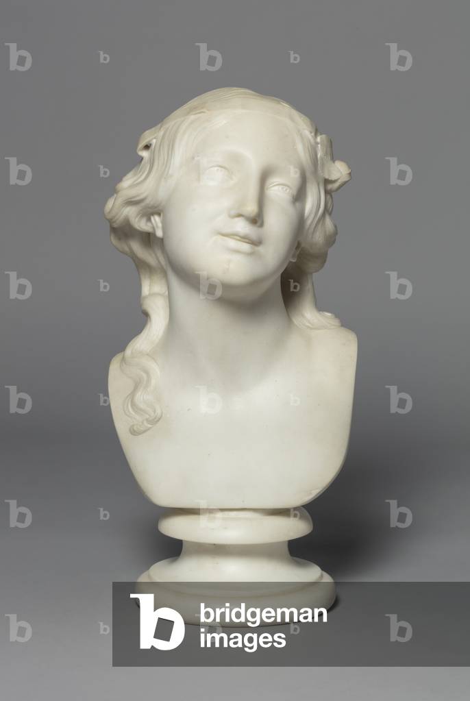 Bust of a Girl, 1849 (marble)