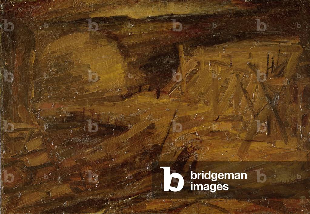 Riverside Building Site No.2, 1951 (oil on canvas)