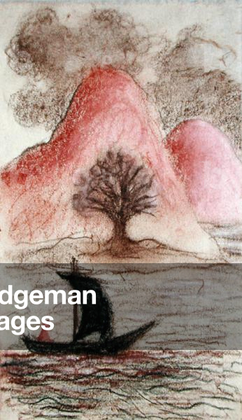 Black Boat, 1987 (pastel on paper)