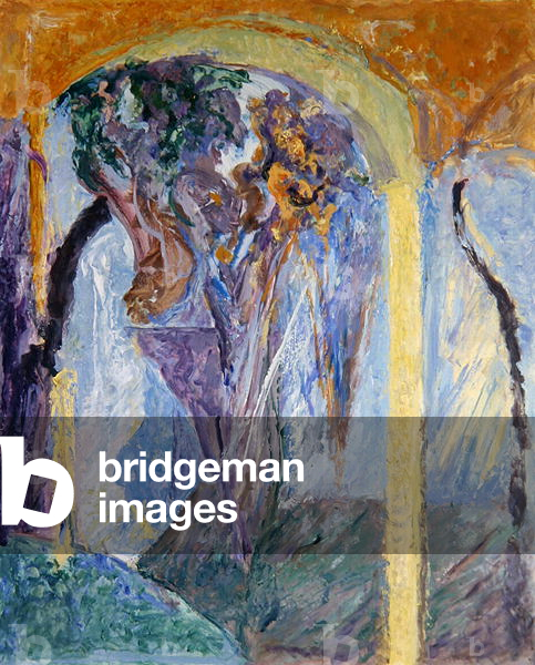 Alhambra: Bath Courtyard No. 6, 1987 (oil on paper)