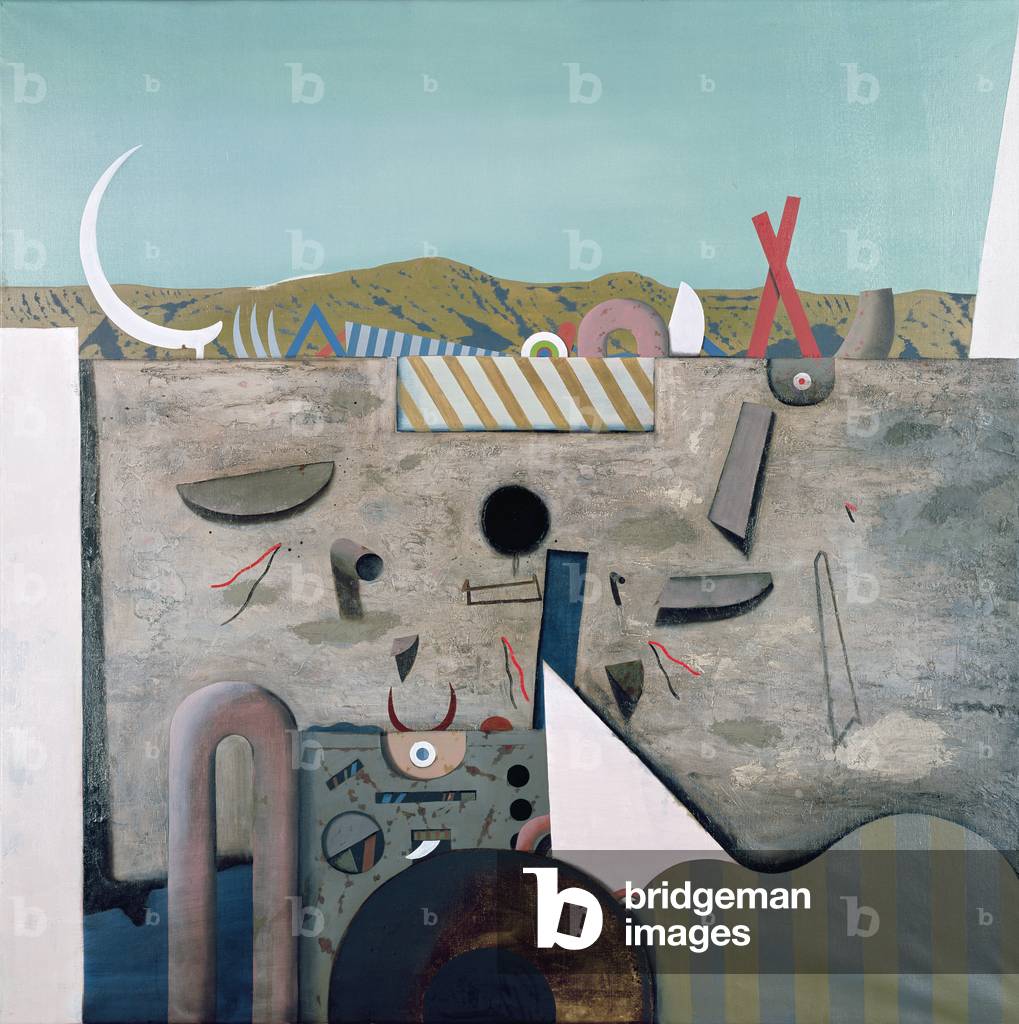 The Wall, 1973 (oil on canvas)
