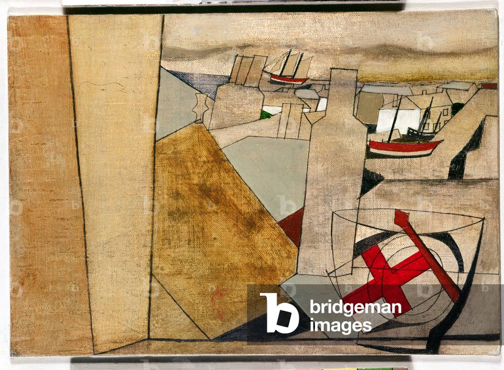 Bild von Gemälde "1945 (St. Ives)", 1945 von Ben Nicholson