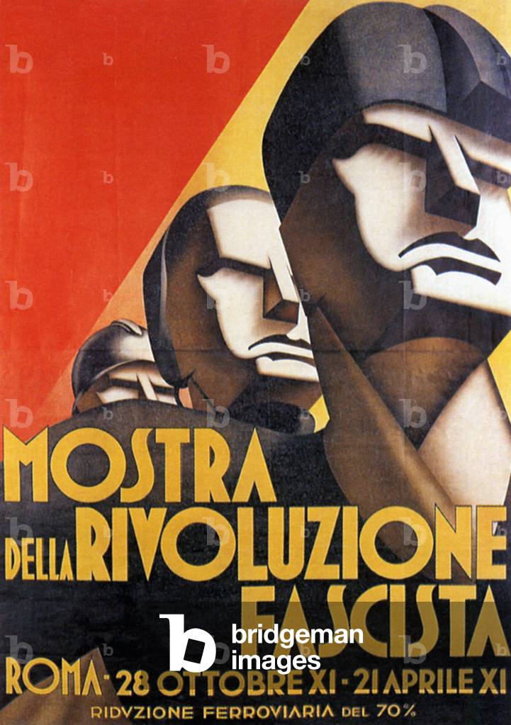 Plakat für die Mostra della Rivoluzione Fascista zwischen 28.10.1932 und 21.04.1933 (Plakat)