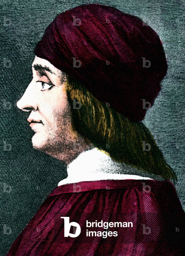 Portrait of Italian poet and writer