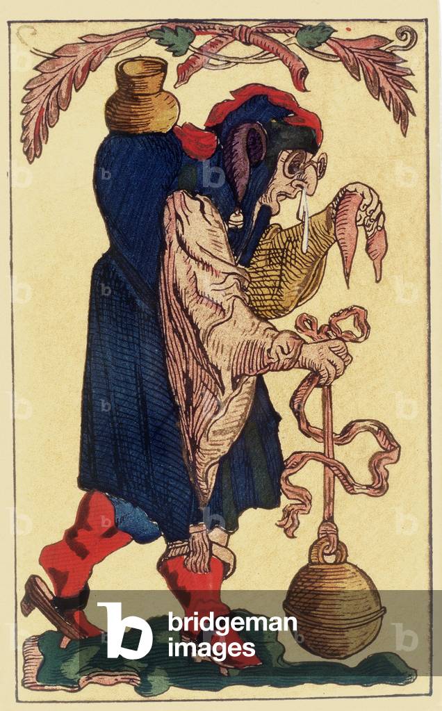 Image of German made playing card: the jack is represented under the