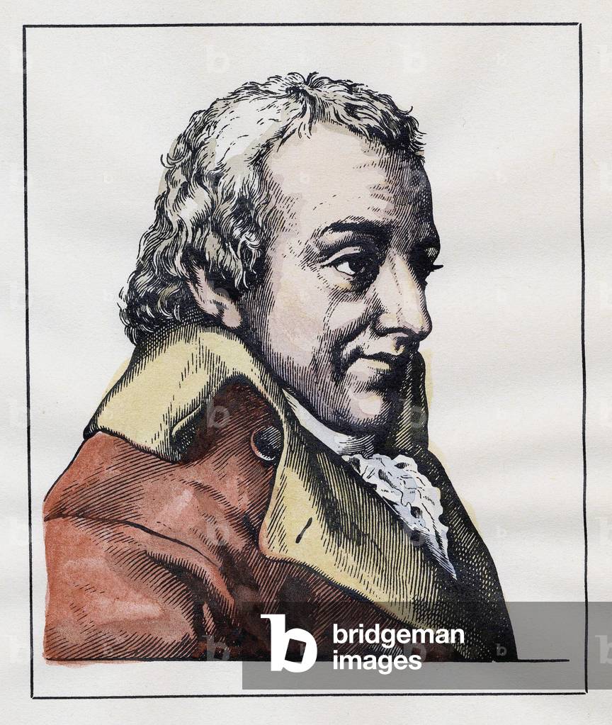 Johann Gottlieb FICHTE (1762 - 1814), deutscher Philosoph, einer der wichtigsten Vertreter des romantischen Id