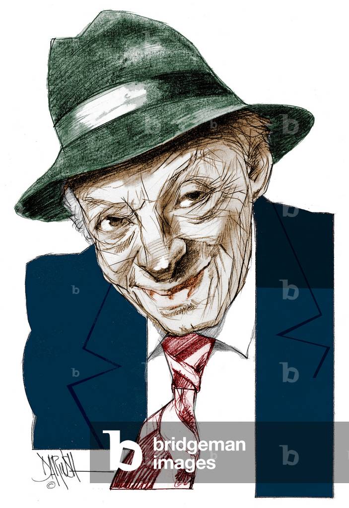 Saul BELLOW (1915-2005) illustration de Dariush Radpour *******Cette image ne peut etre utilisee a un tarif in