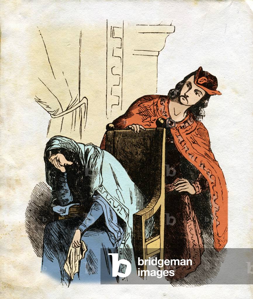 Illustration for Ivanhoe (etching)