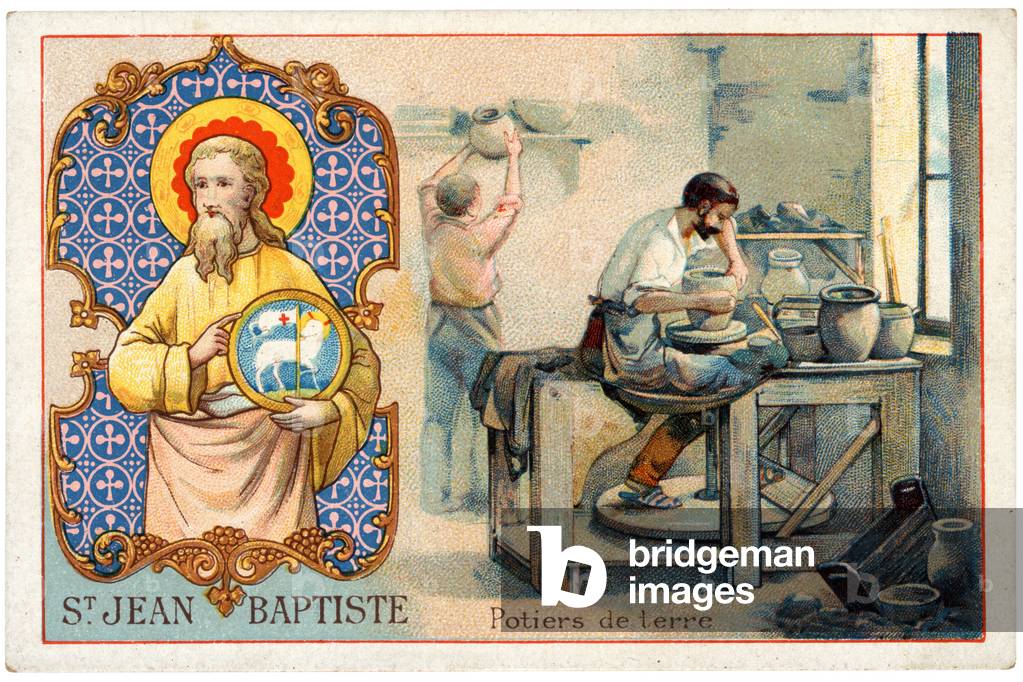 Image of Image pieuse ""Representation de saint Jean Baptiste, saint