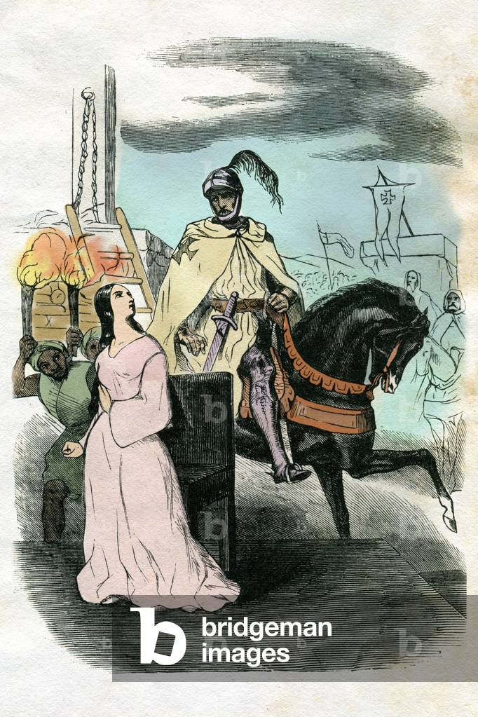 Illustration for Ivanhoe (etching)