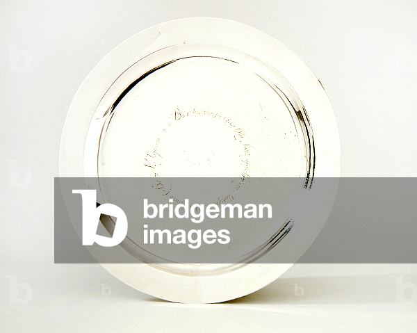 Alms dish, c.1720 (silver)