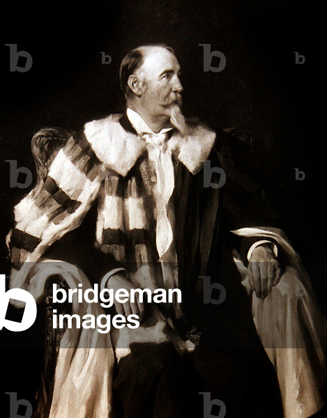 William Pleydell-Bouverie, 5th Earl of Radnor, 1897 (litho)