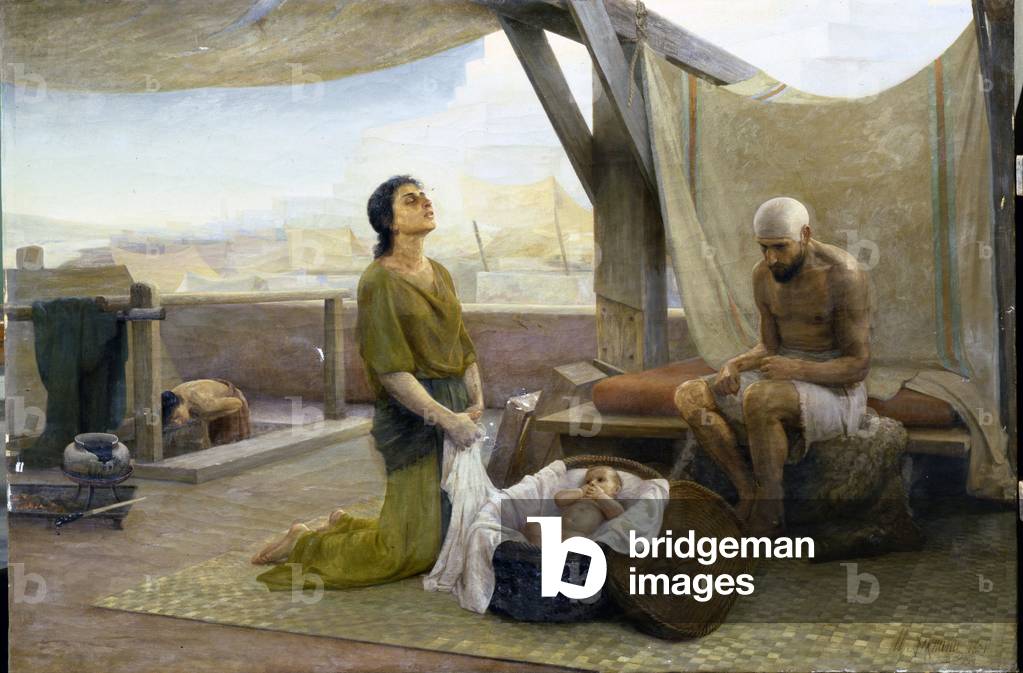 Les parents de Moise (The Parents of Moses), 1891 (oil on canvas)