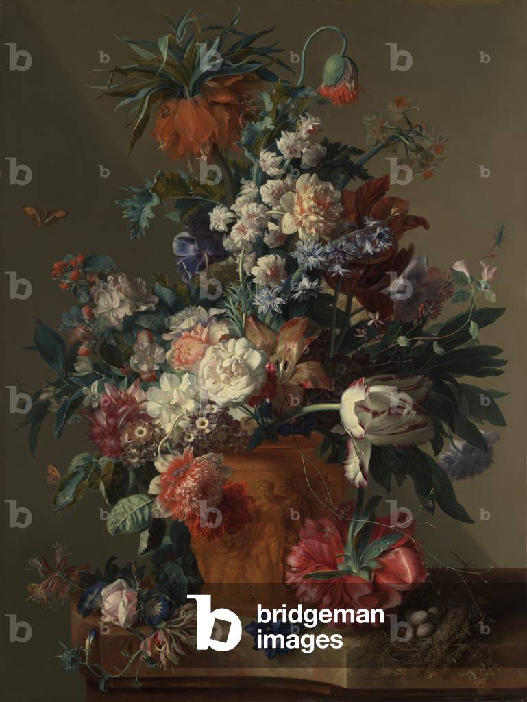 Blumenvase, 1722 (Öl auf Holz)