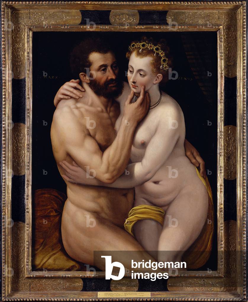Mars And Venus, 16th century (oil on canvas)