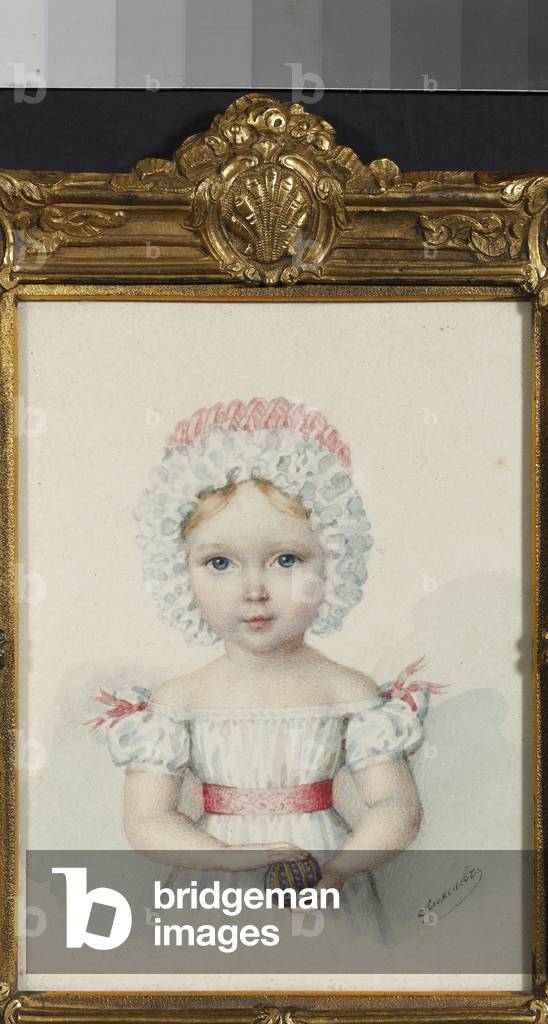 Grand Duchess Maria Nikolaevna of Russia (1819-1876), 1820s (watercolour)