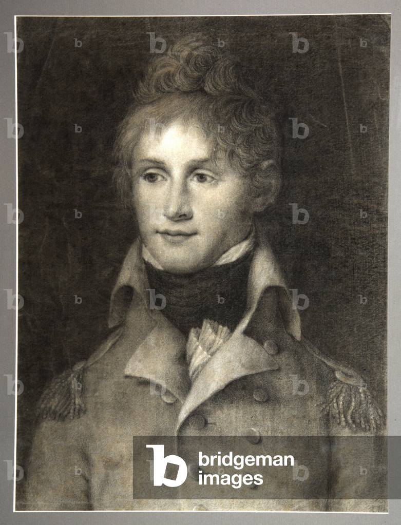 Portrait of Emperor Alexander I (1777-1825), 1800 (drawing)