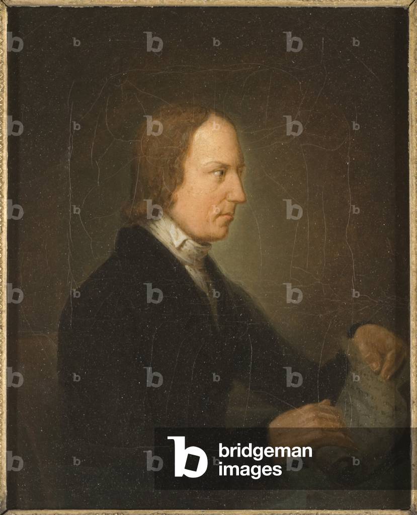 Lorenzohammarskold, literary critic and literature historian, 19th century (oil on canvas)