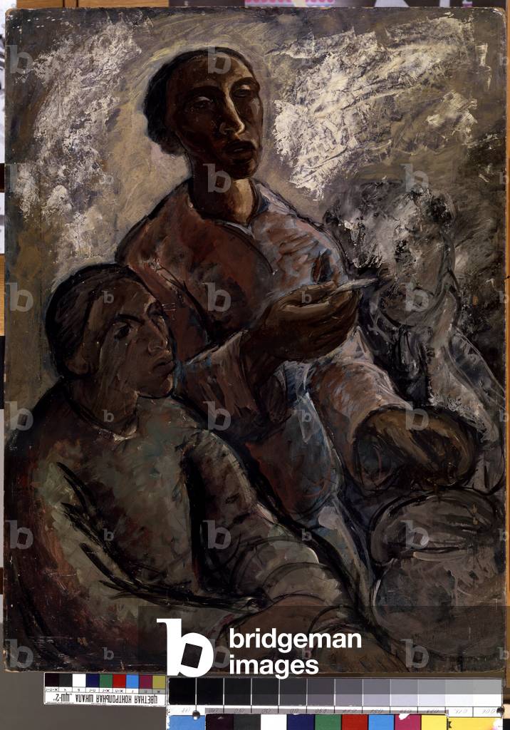 Bild von Gemälde ""Die beiden" (Öl auf Leinwand)" von Karl Hofer