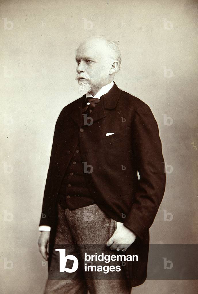 Immagine di Fotografia "Ritratto dello scrittore e storico Alexander F. OneGin (Otto) (1844-1925)" 1895 di Jos