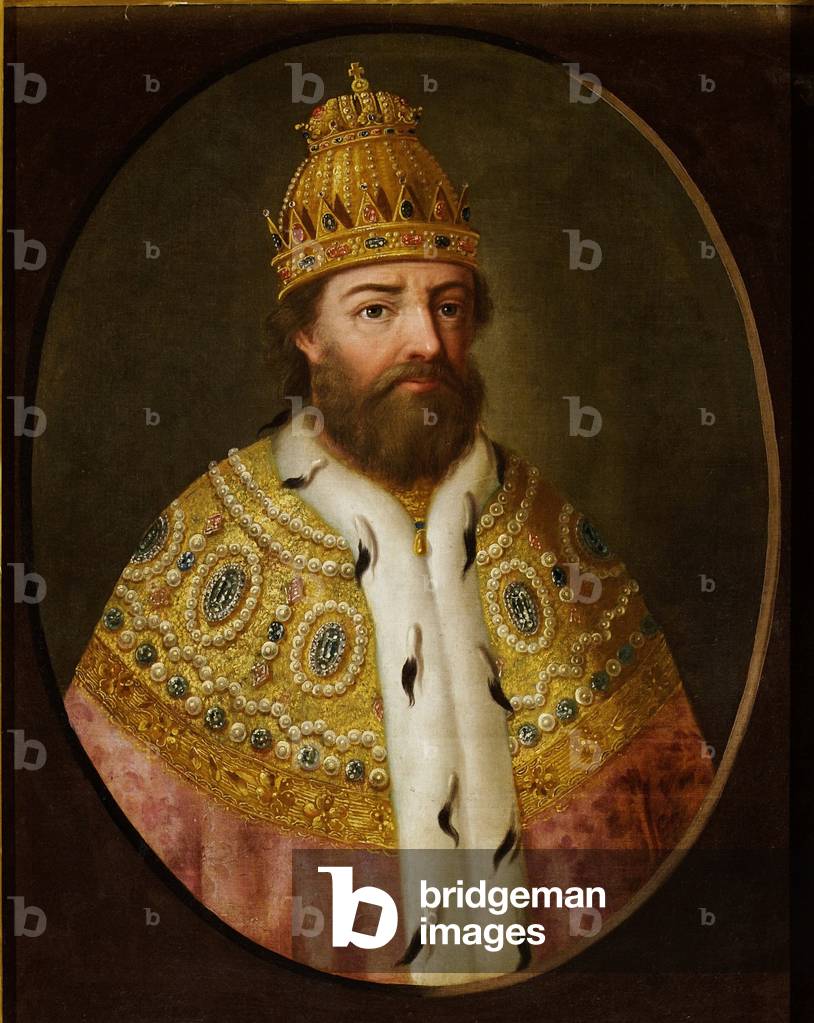 «Ritratto di Boris Godunov (Godounov) (1551-1605 circa), zar di Russia», XVIII secolo (olio su tela)