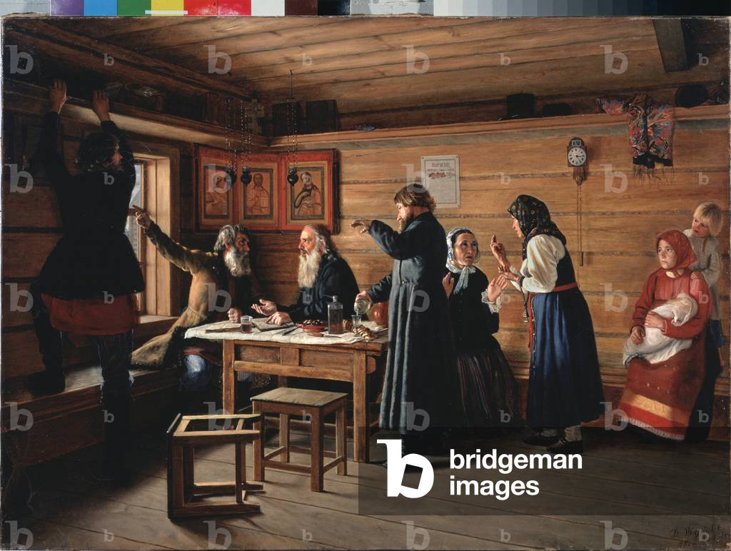 Religious Controversy, 1867 (oil on canvas)