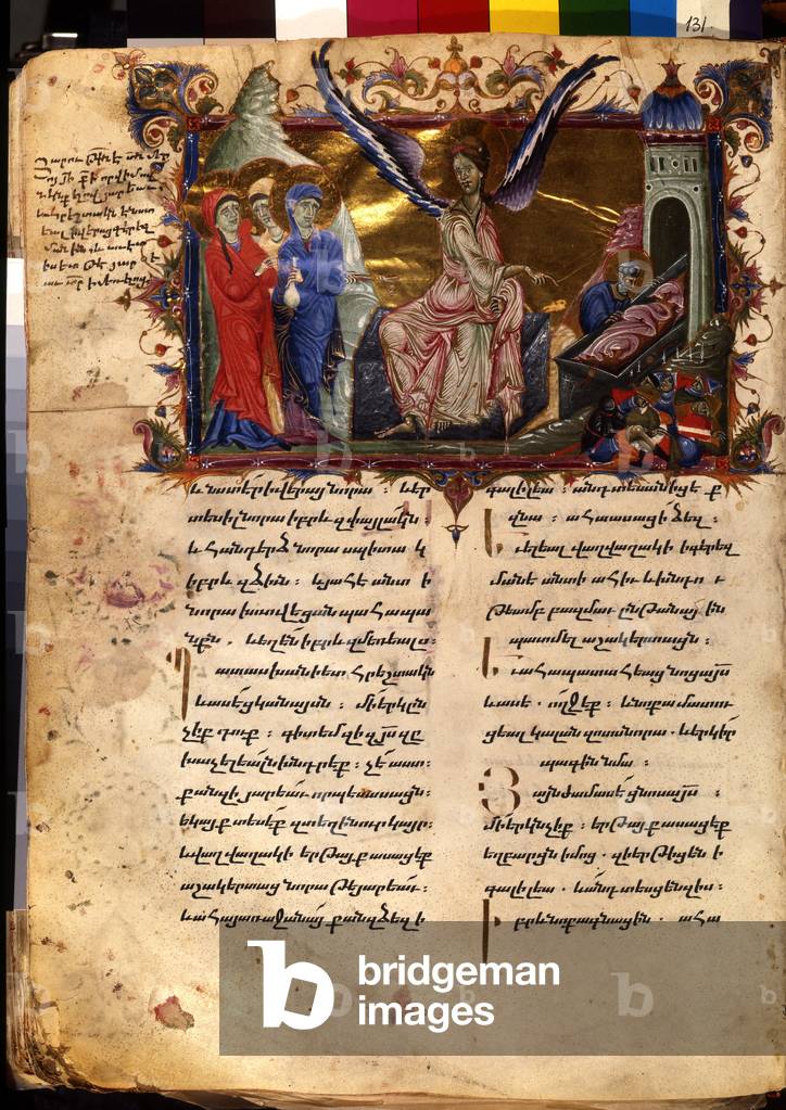 Holy Women at Christ's Tomb, 1286 (watercolour on parchment)