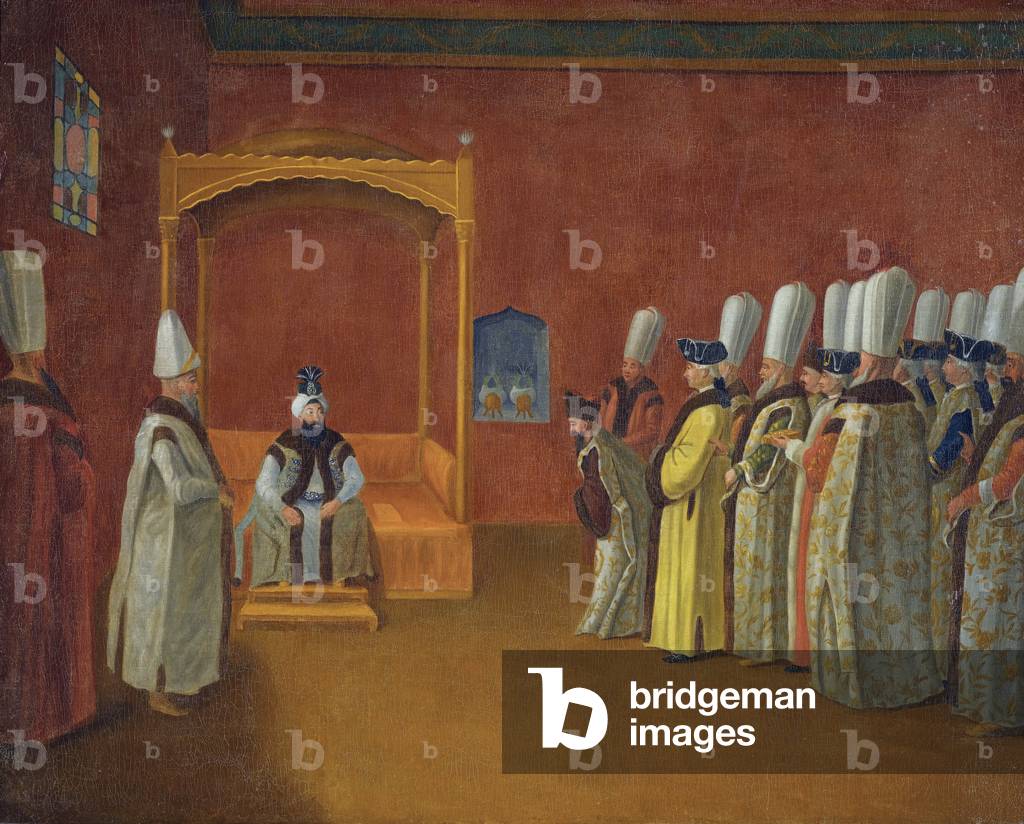 Sultan Ahmed III (Ahmet III) (olio su tela)