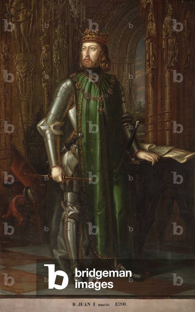 Portrait Of King Jean I Of Castile (1358-1390) (Portrait Of King John I Of Castile), 1848 (painting)