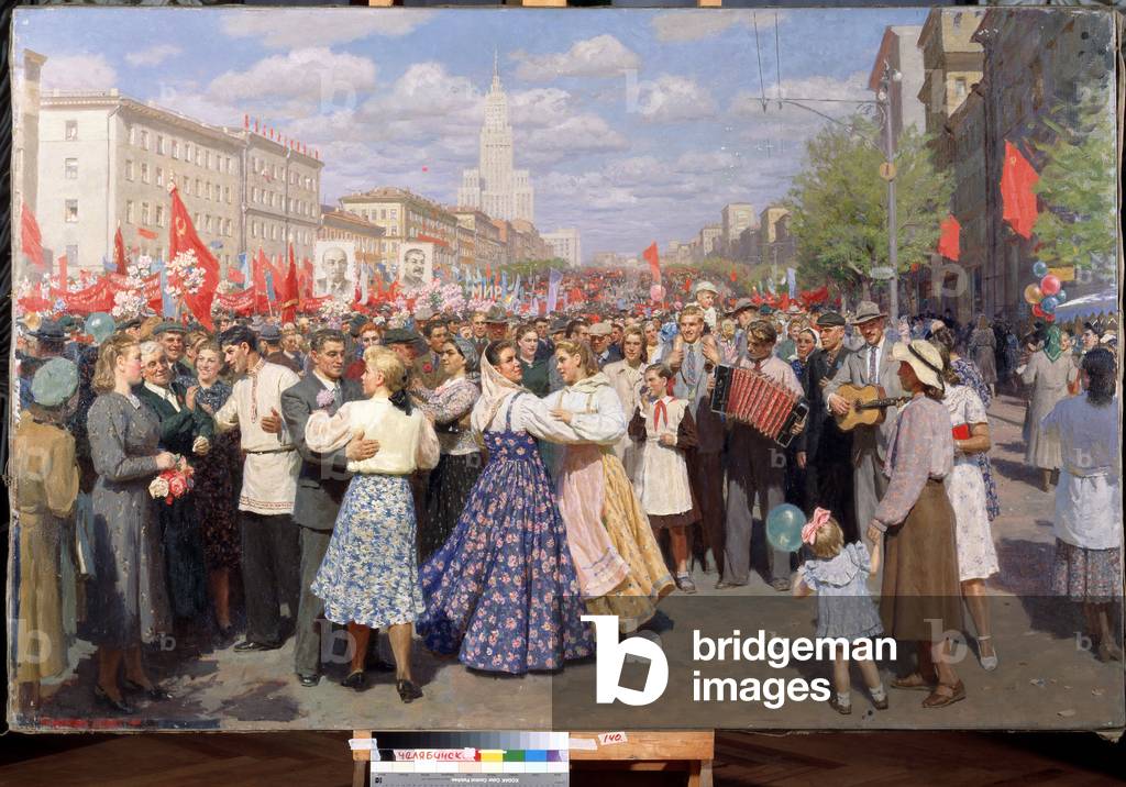 Image de Peinture représentant Le premier mai 1952 par Yuri Petrovich Kugach