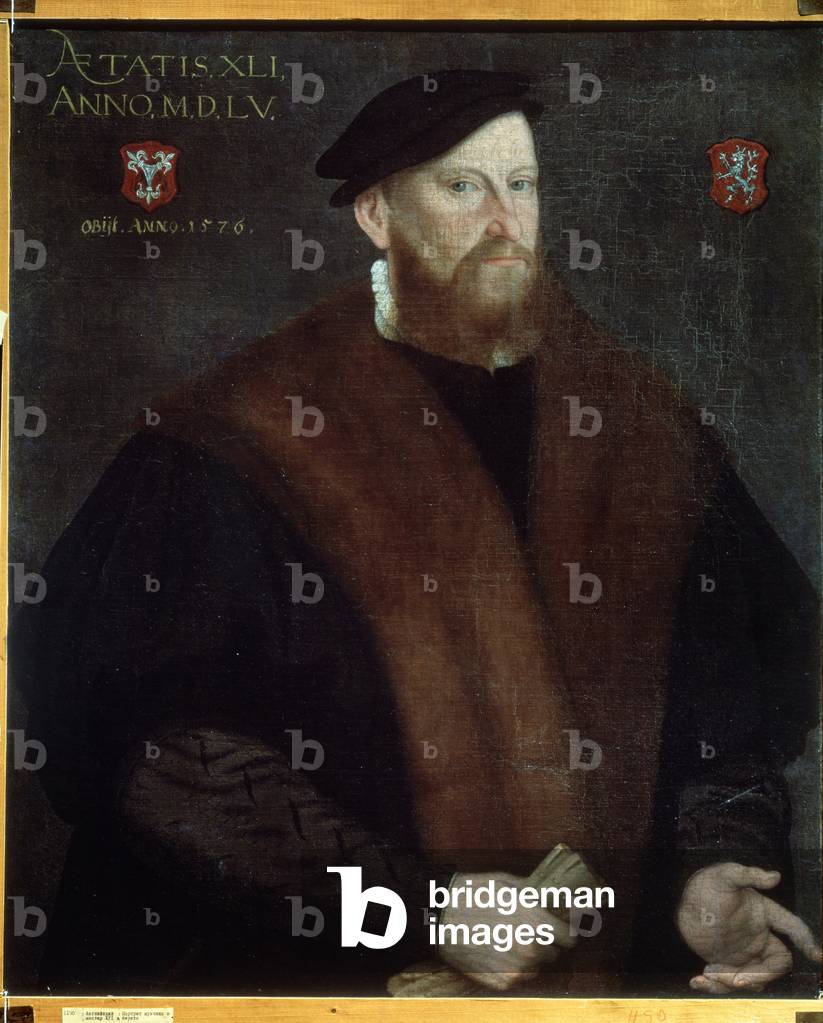 Portrait D'Homme Age (Bildnis eines älteren Mannes), 1576 (Öl auf Leinwand)