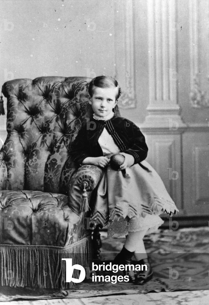 Portrait of Grand Duke Paul Alexandrovitch of Russia (Pavelalexandrovitch Romanov) (1860-1919), 1864-1865 (photograph)
