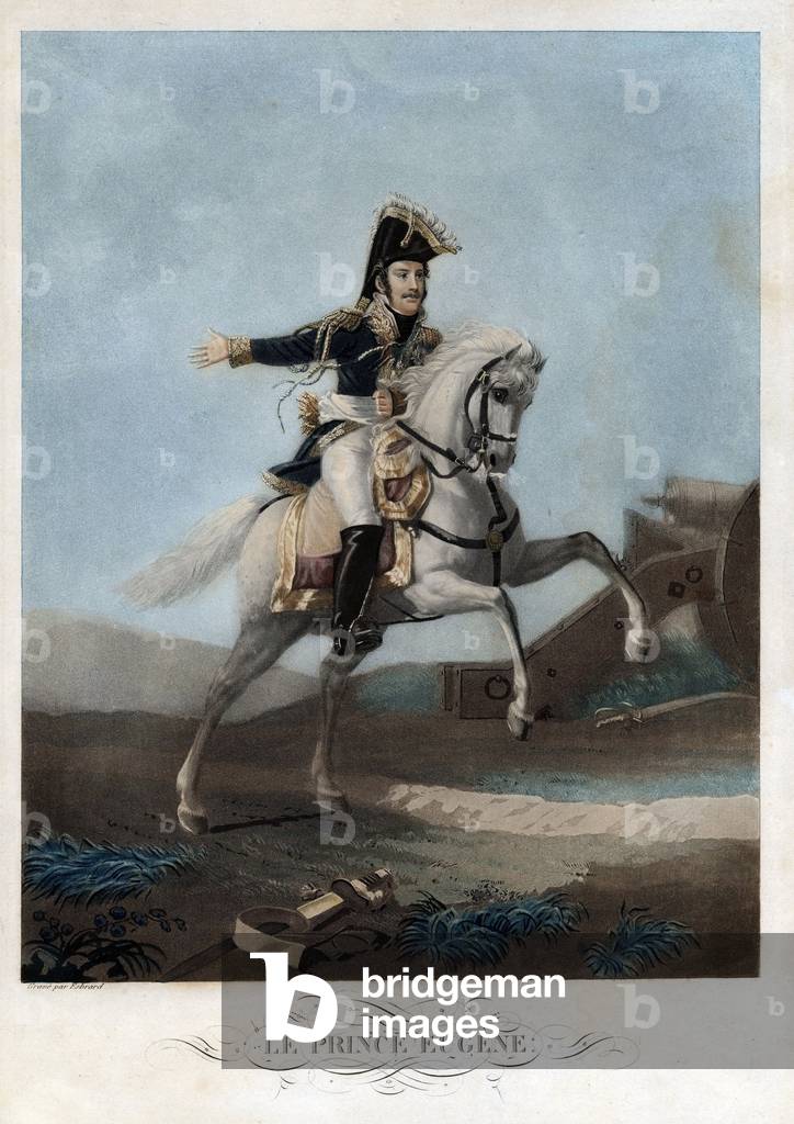 Eugene de Beauharnais (1781-1824), c.1812 (Aquatint)