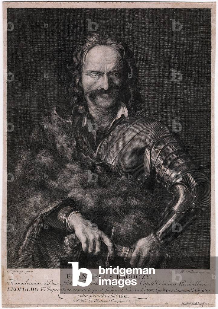 Francois Ii Rakoczi (1676-1735) - Francis Ii Rakoczi, 1704 (etching)