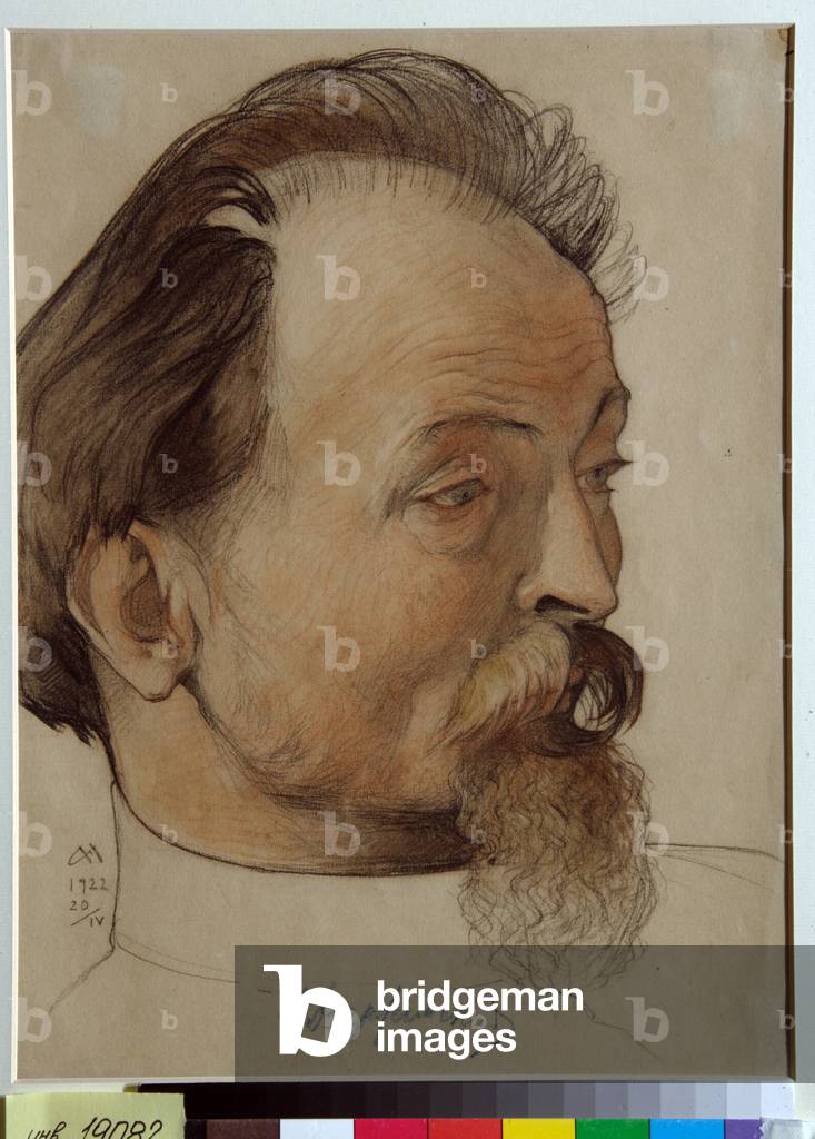 Ritratto di Felix Dzerjinski (1877-1926), rivoluzionario bolscevico, fondatore e leader della Tcheka, 1922 (sa