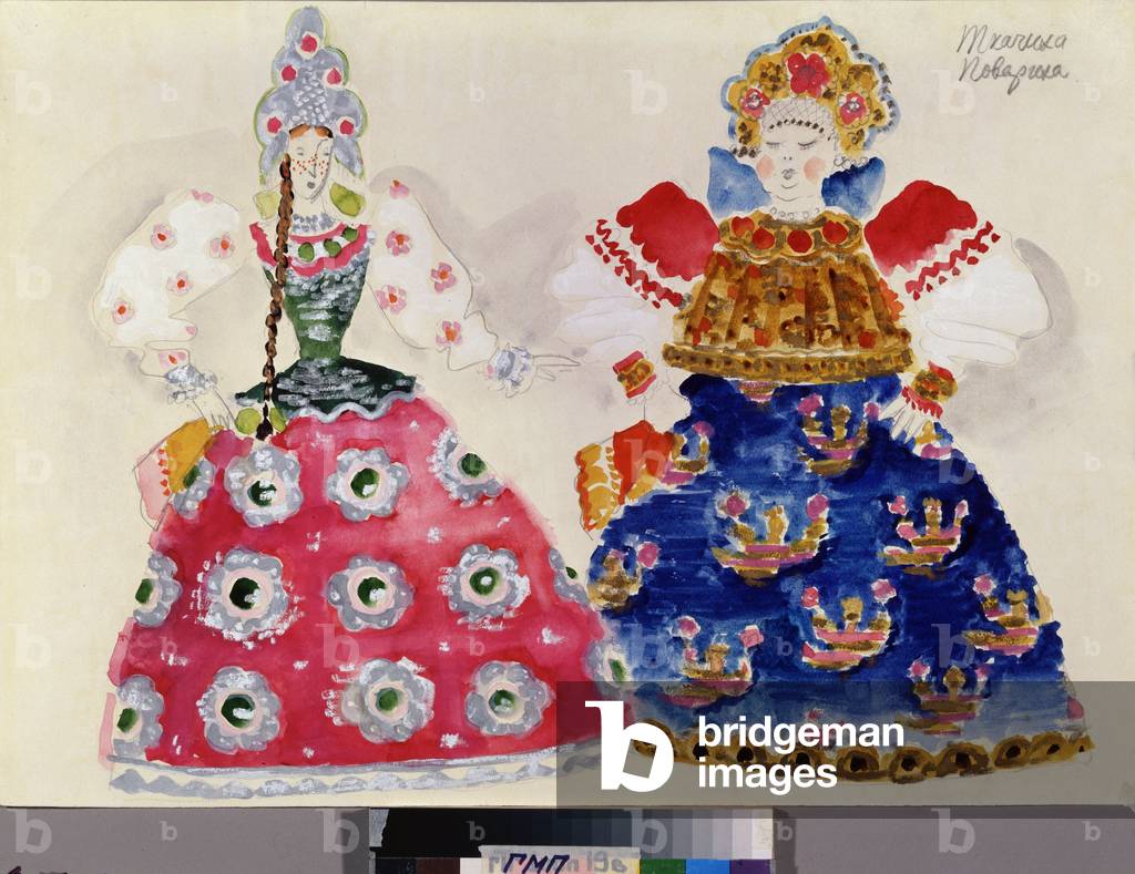 Preparatory costume for opera 