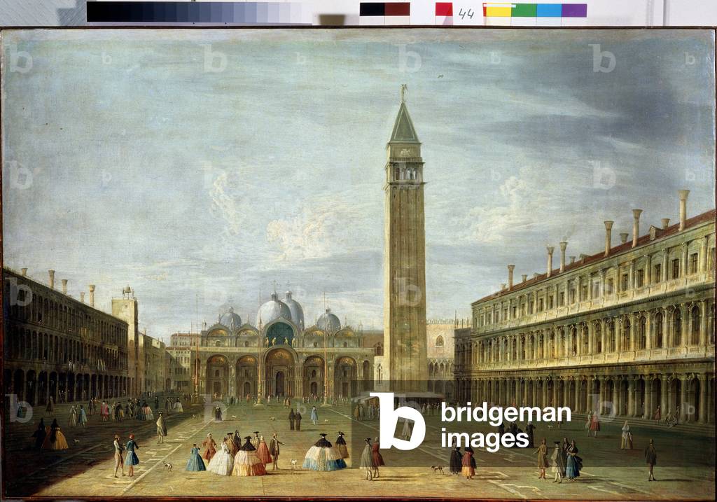 Saint Marc place (San Marco), 18th century (oil on canvas)