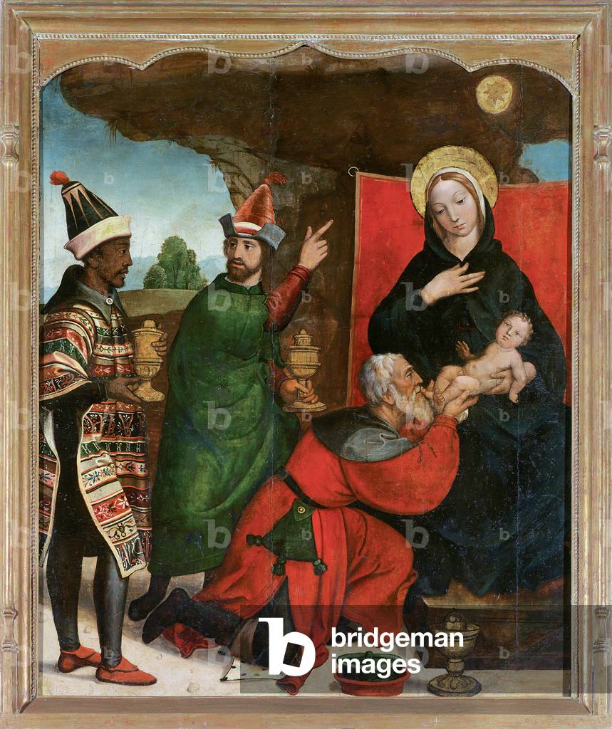 The Adoration of the Magi, 1535-1540 (oil on wood)