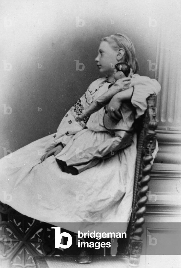 Portrait Of Grand Duchess Vera Constantinovna Of Russia (1854-1912), 19th century (photo)